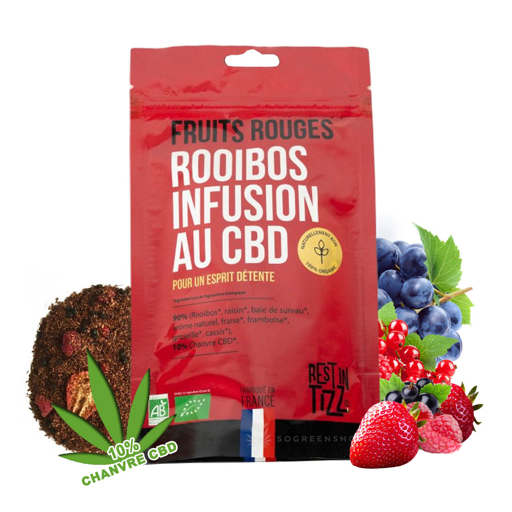 Infusion & Tisane CBD saveur Fruits Rouges – POP CBD