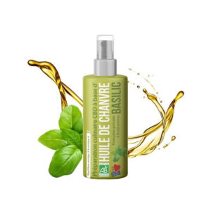 Huile Culinaire Basilic Bio CBD