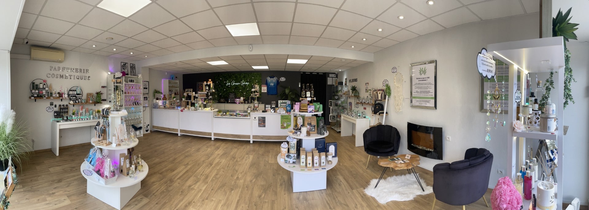So Green Shop Le Touvet (38660) Panorama intérieur boutique