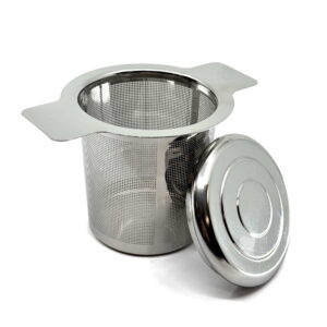 Infuseur à thé en inox avec couvercle