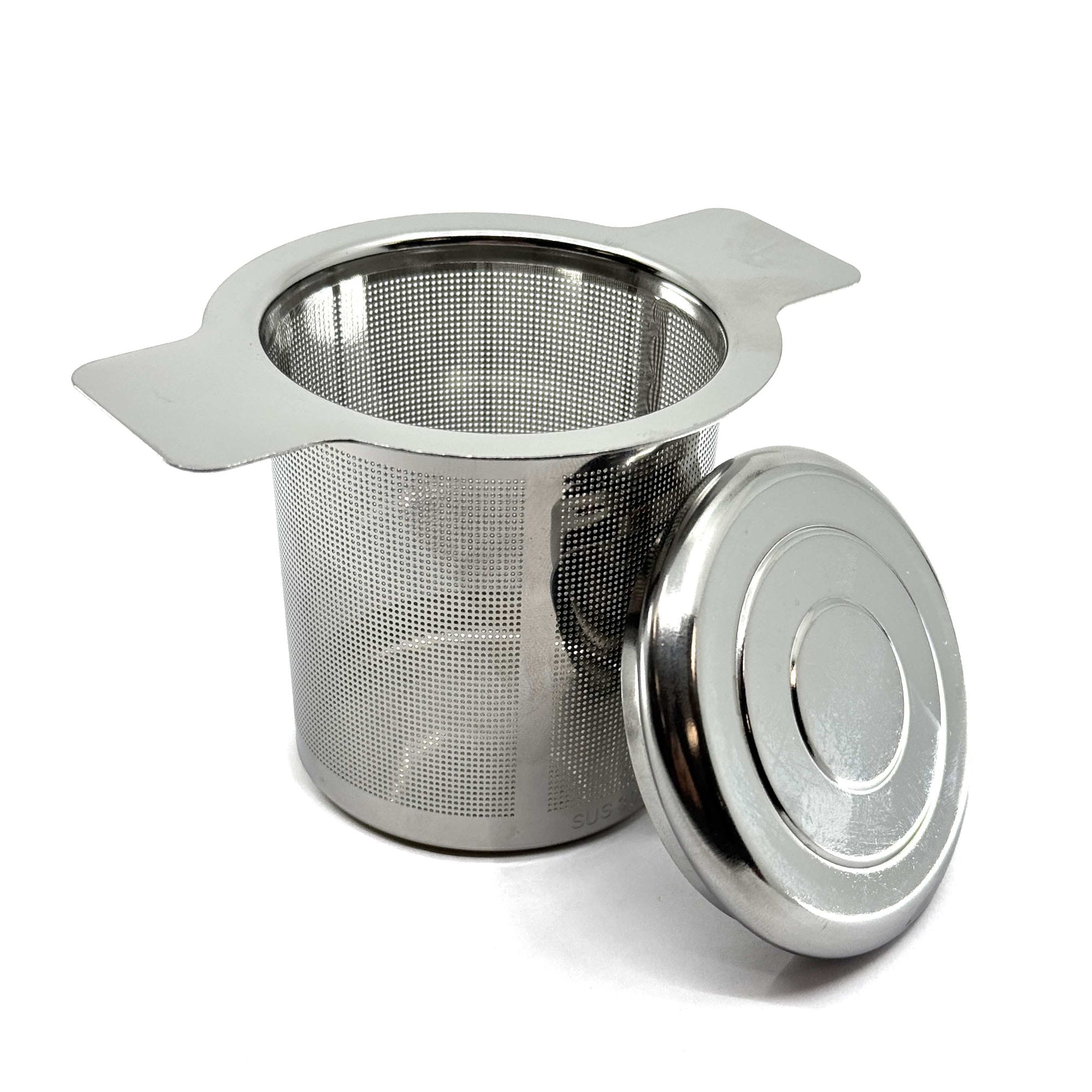 Infuseur à thé en inox avec couvercle