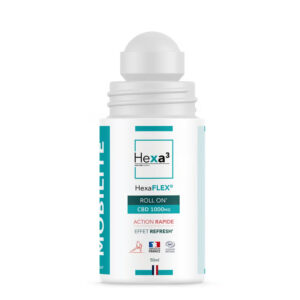 Roll-on HexaFLEX CBD effet froid, fabriqué en France
