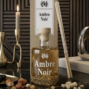 Diffuseur de parfum à bâtons senteur ambre noir (200ml) par So Green Shop