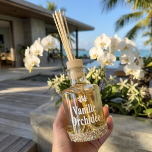 Diffuseur de parfum bâtonnets – Vanille Orchidée (200ml)